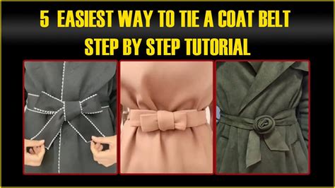 how to replace trench coat belt